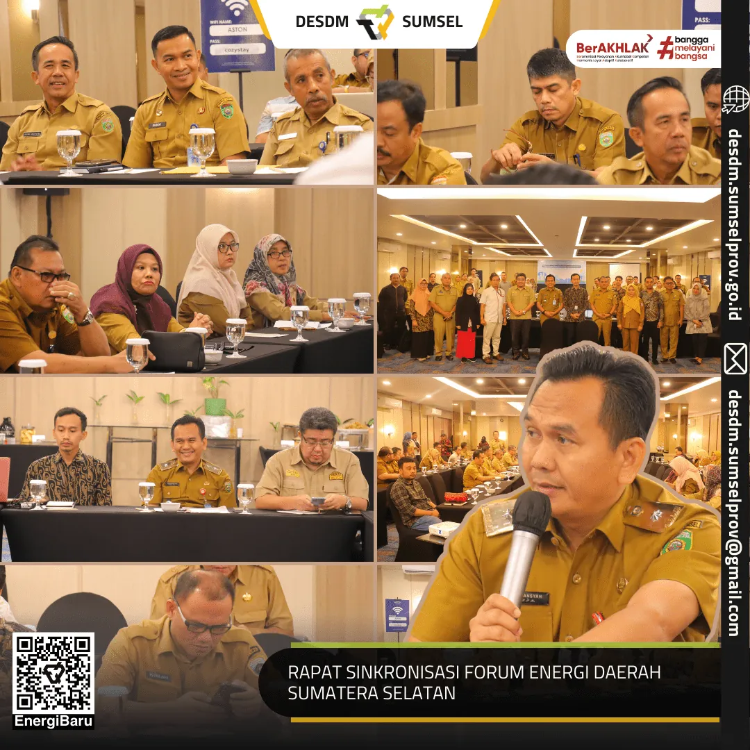 Rapat Sinkronisasi Forum Energi Daerah Sumatera Selatan