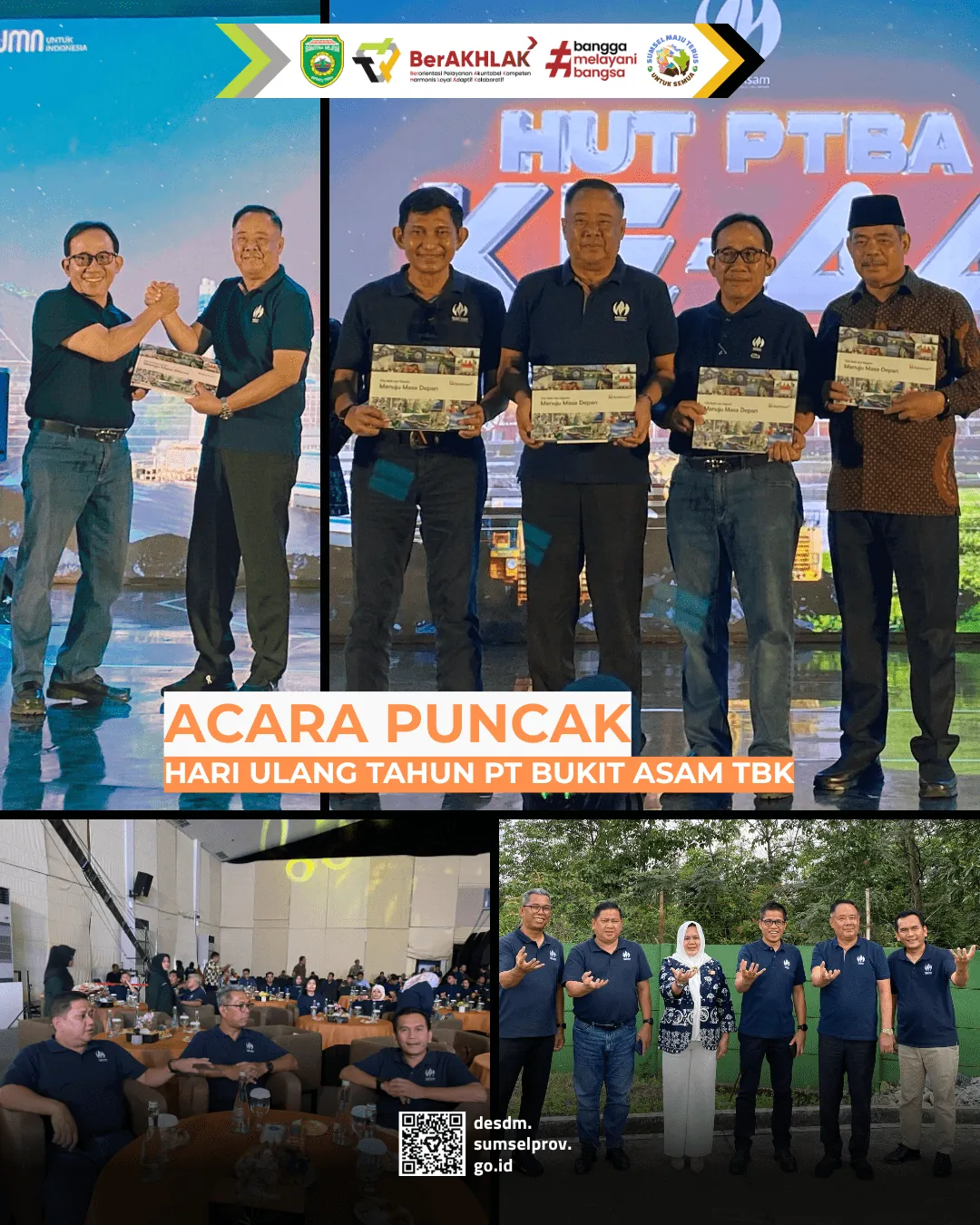 Acara Puncak Hari Ulang Tahun PT Bukit Asam Tbk
