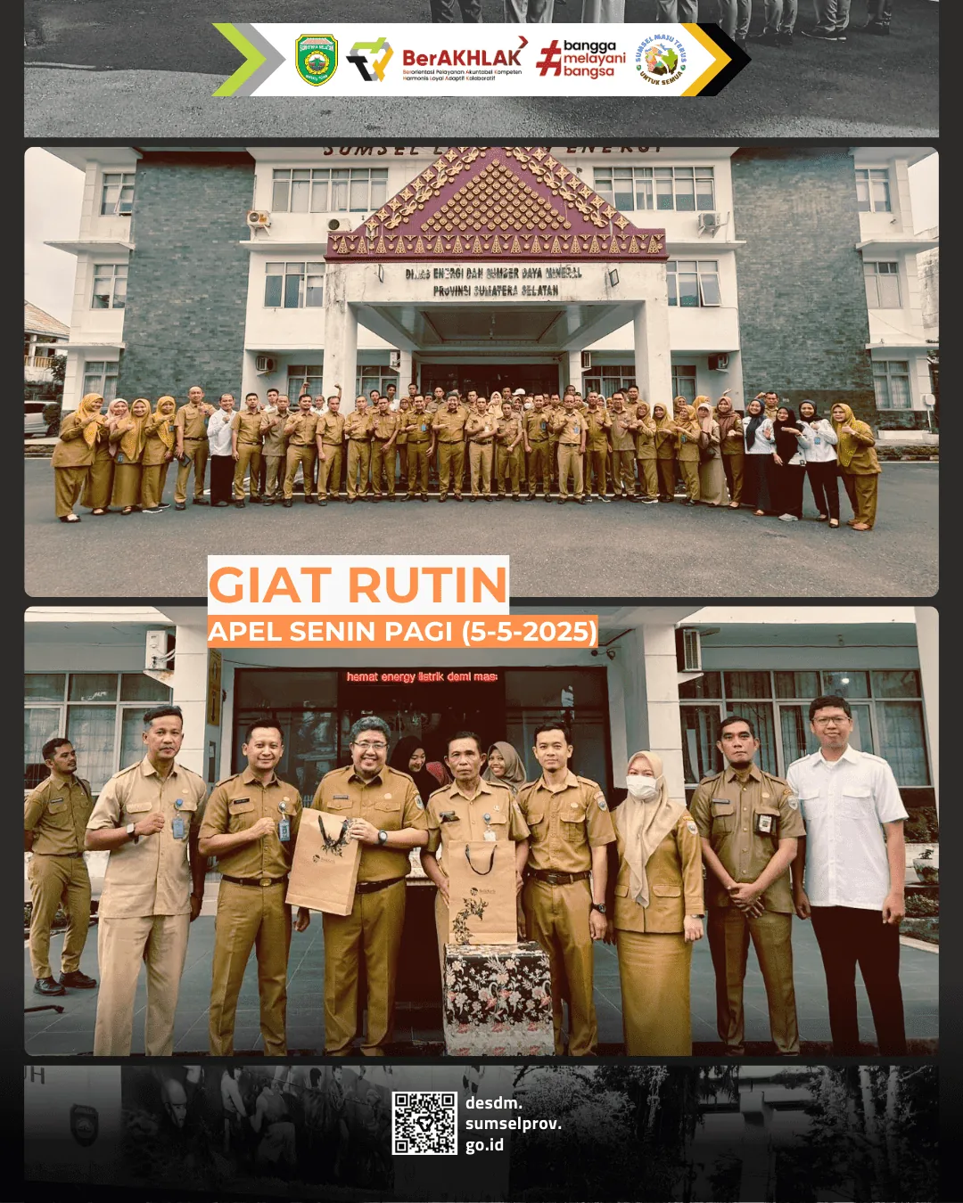 Apel Pagi dan Pelepasan Pegawai: Penghargaan atas Pengabdian dan Amanah Baru