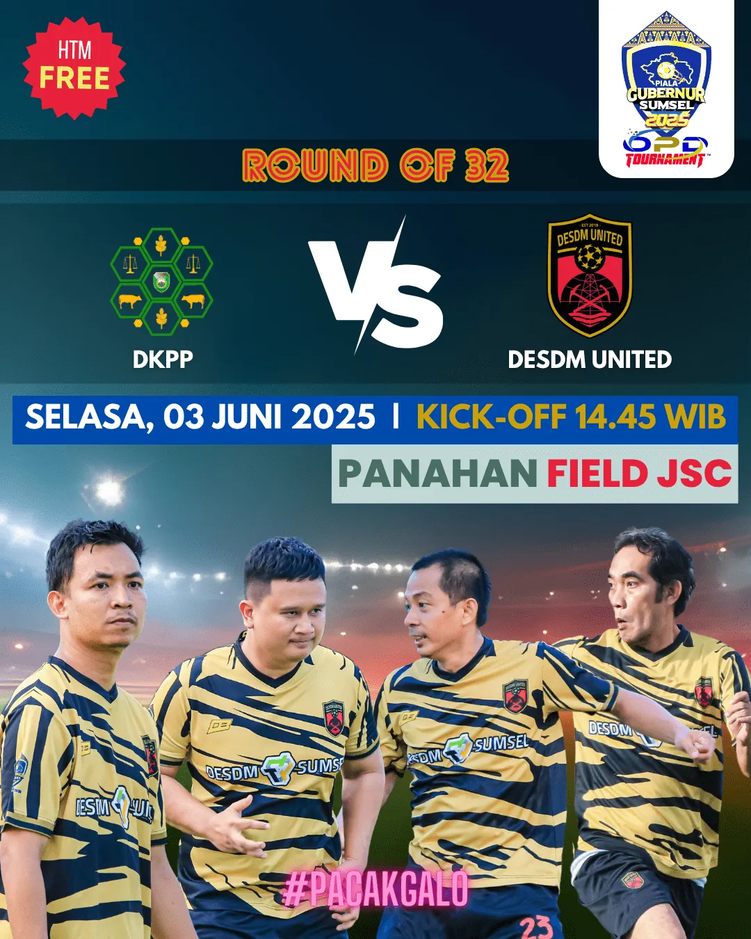 DESDM UNITED Siap Hadapi DKPP di Babak 32 Besar Piala Gubernur Sumsel 2025