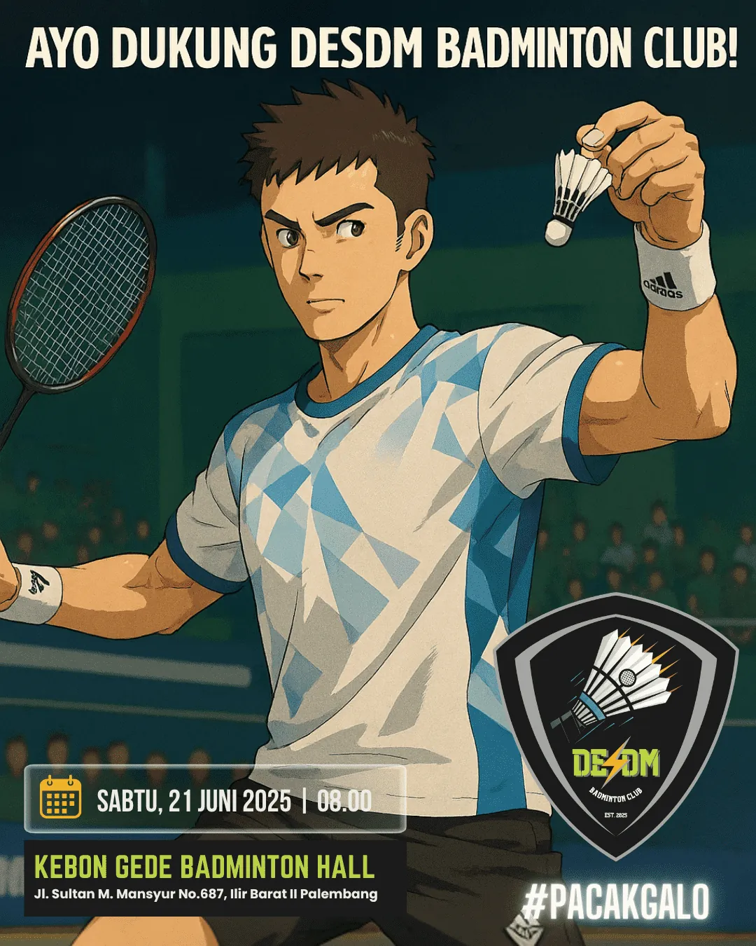 Ayo Dukung DESDM Badminton Club!